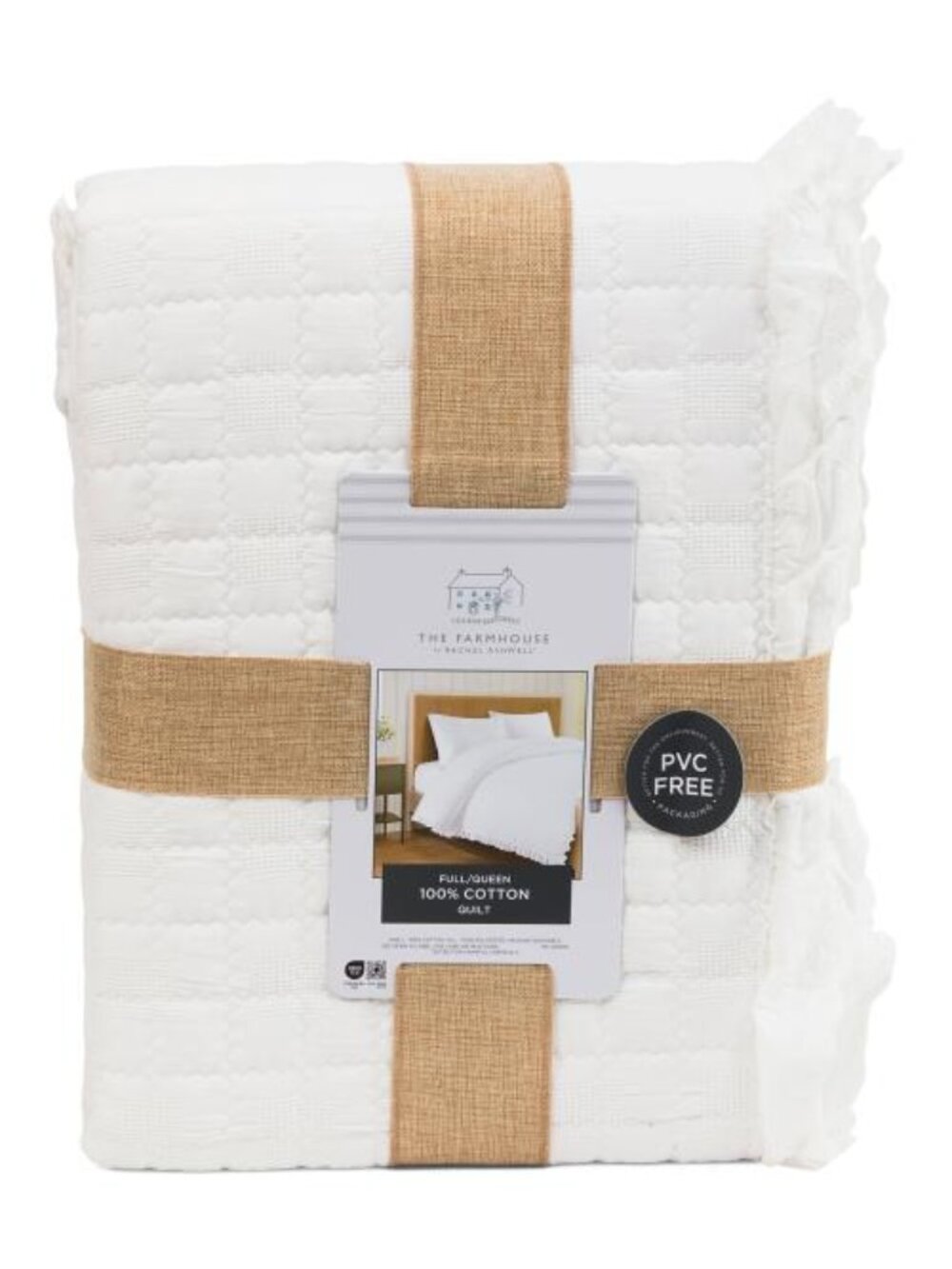 RACHEL ASHWELL Eyelet Ruffle Quilt - Picture 1 of 2